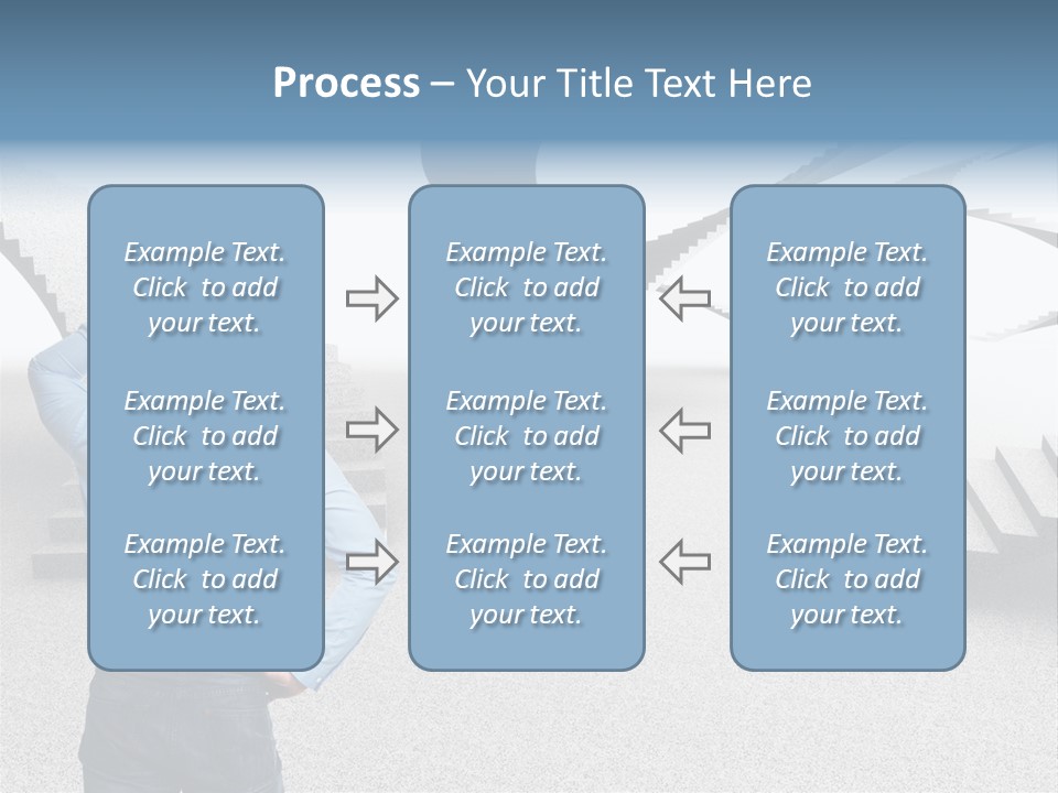 Team Stress Woman PowerPoint Template