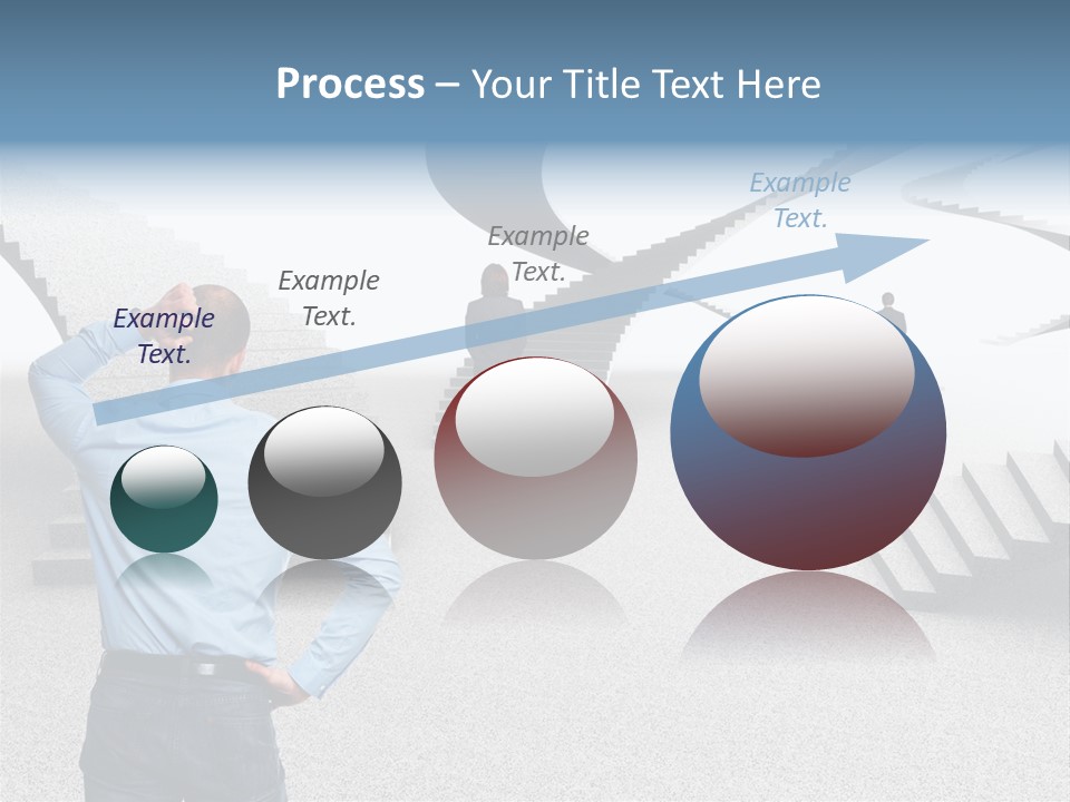 Team Stress Woman PowerPoint Template