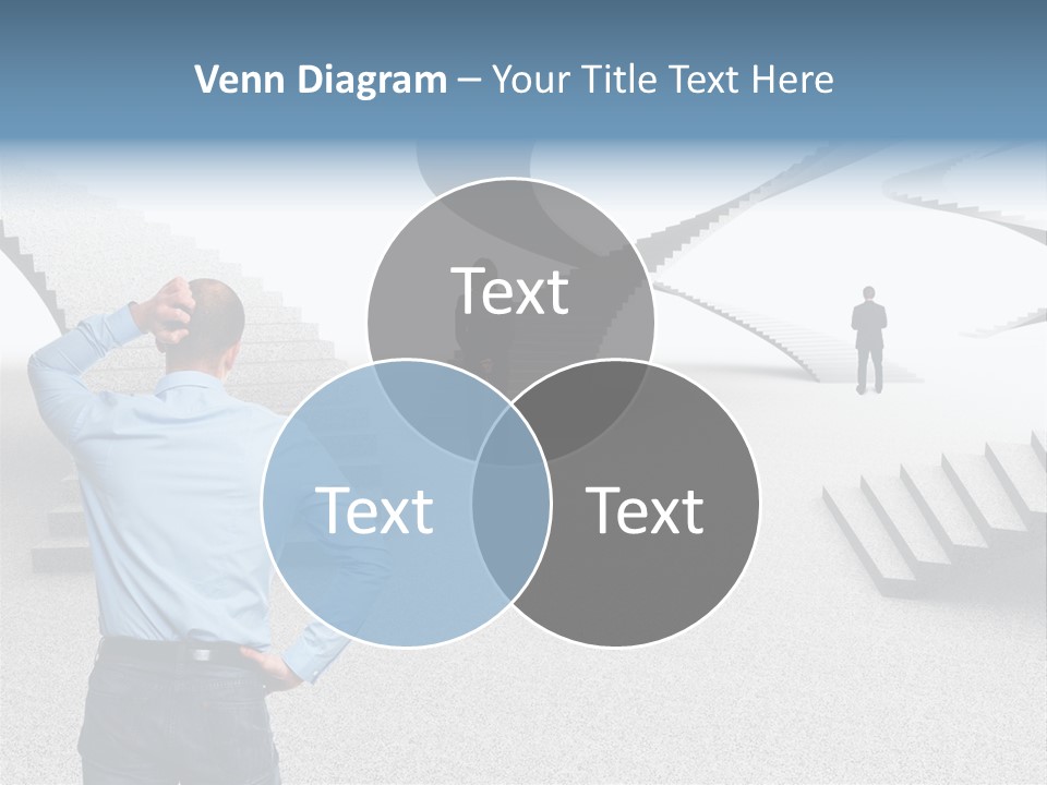 Team Stress Woman PowerPoint Template