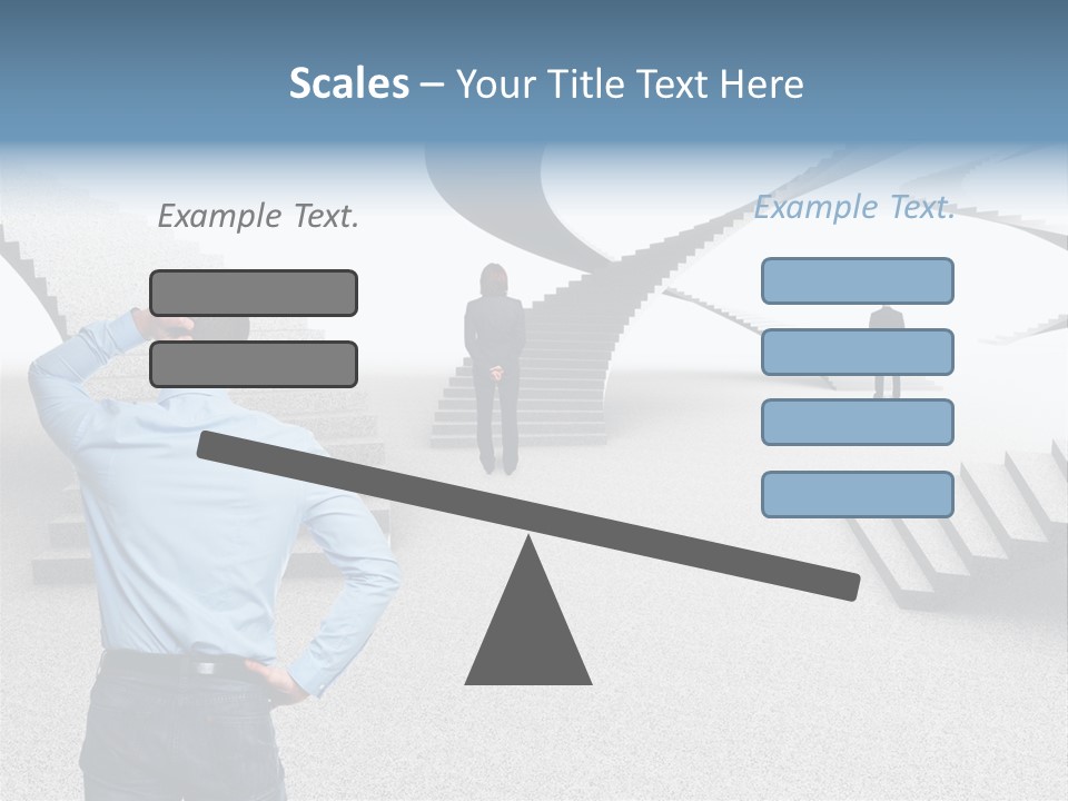 Team Stress Woman PowerPoint Template