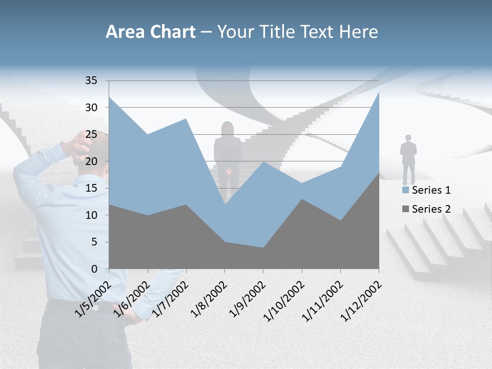 Team Stress Woman PowerPoint Template