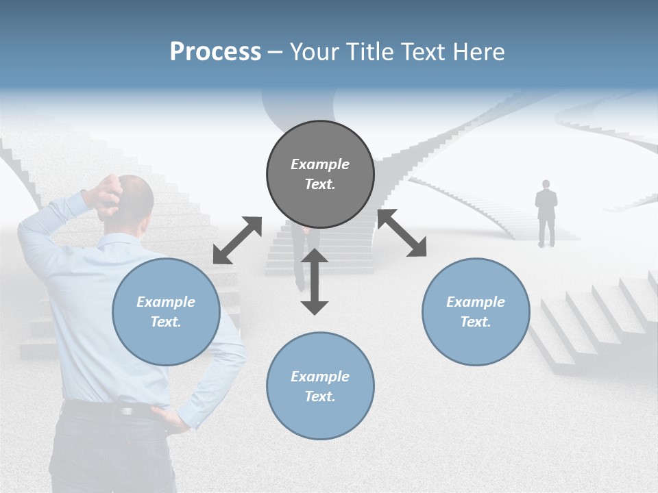 Team Stress Woman PowerPoint Template
