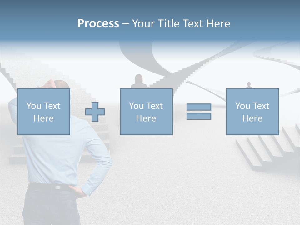 Team Stress Woman PowerPoint Template