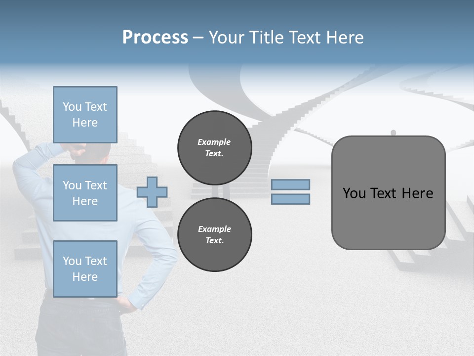 Team Stress Woman PowerPoint Template