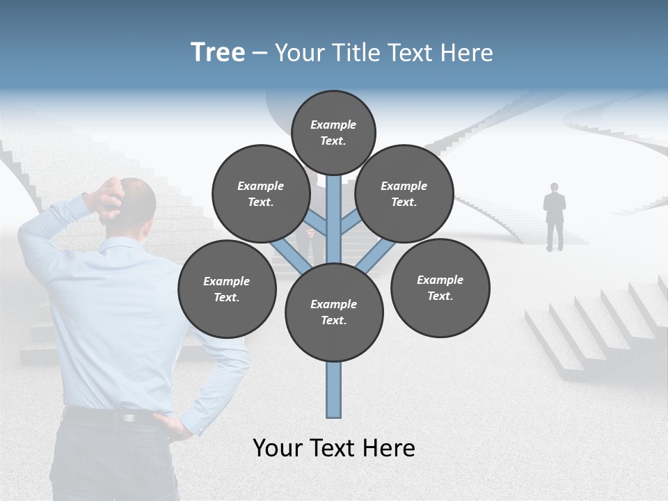 Team Stress Woman PowerPoint Template