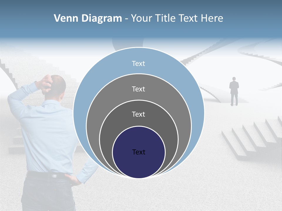 Team Stress Woman PowerPoint Template