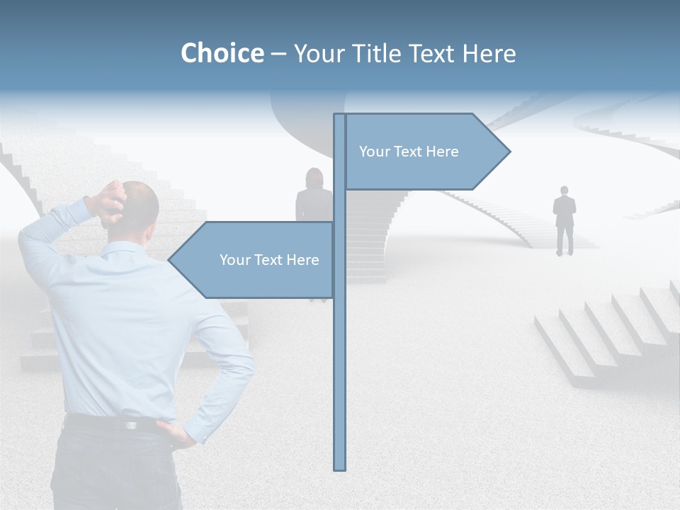 Team Stress Woman PowerPoint Template