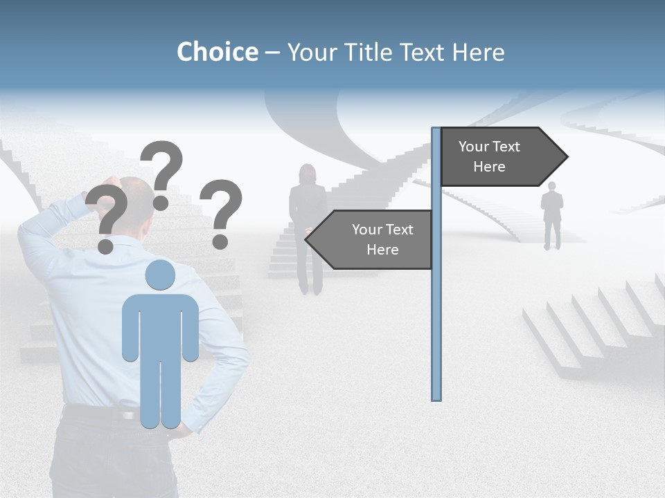 Team Stress Woman PowerPoint Template