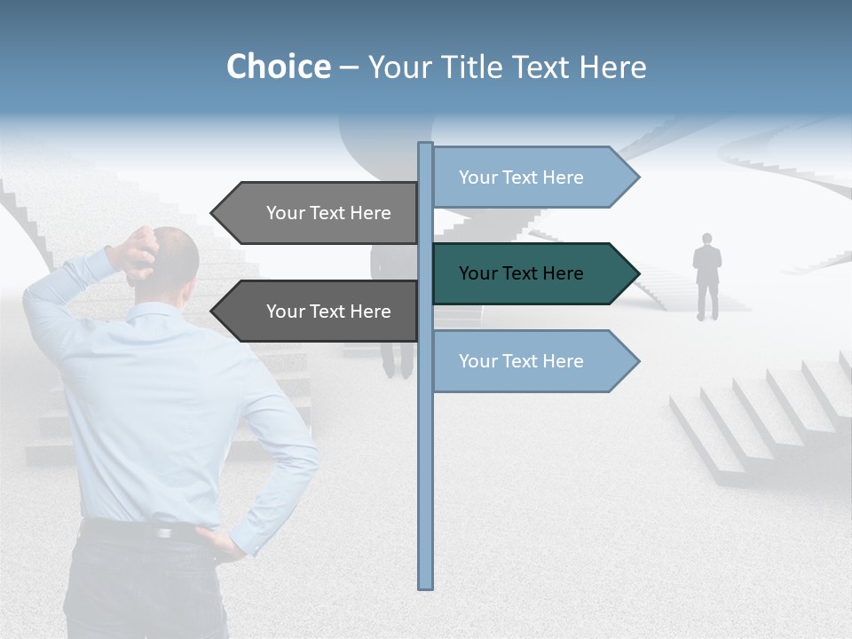 Team Stress Woman PowerPoint Template