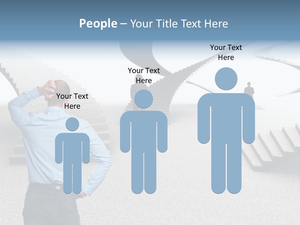 Team Stress Woman PowerPoint Template