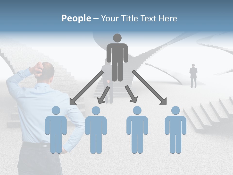 Team Stress Woman PowerPoint Template