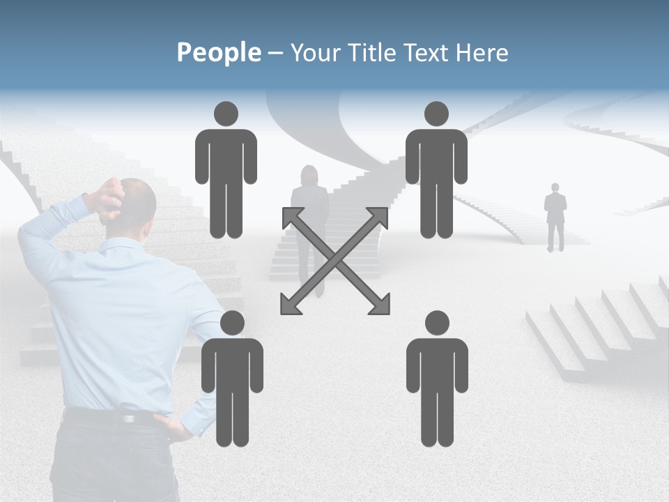 Team Stress Woman PowerPoint Template