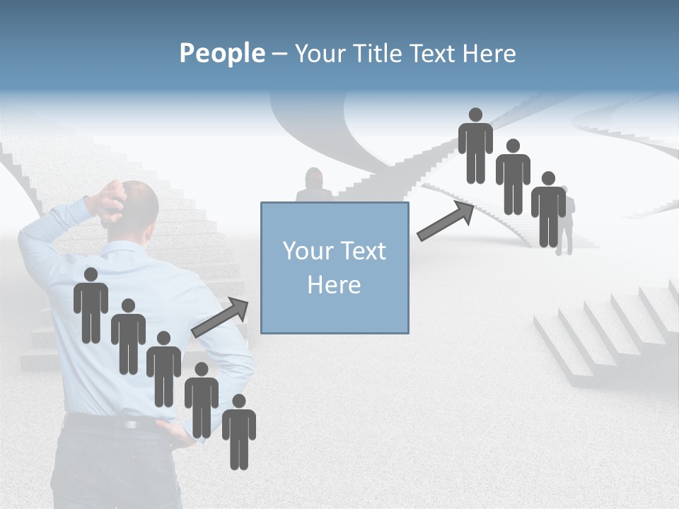 Team Stress Woman PowerPoint Template