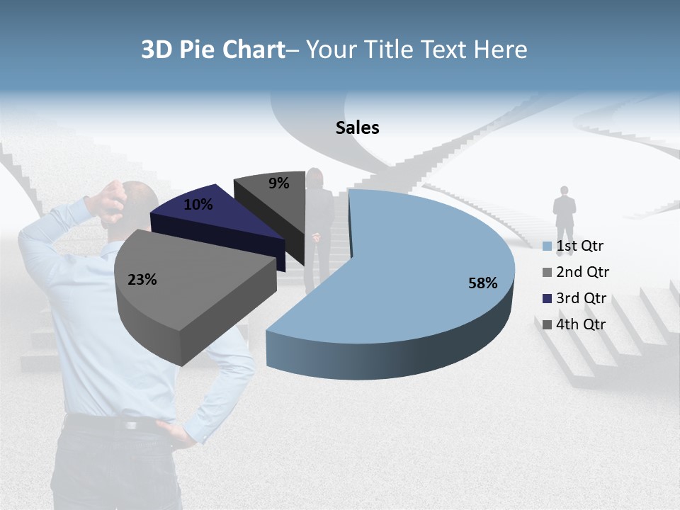Team Stress Woman PowerPoint Template