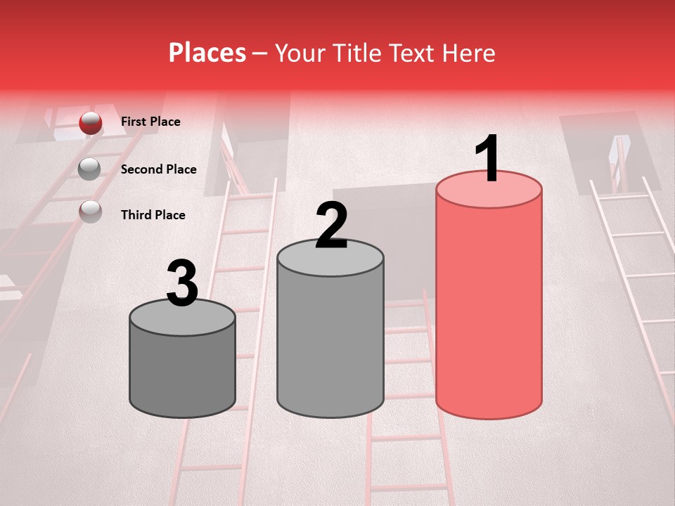 Windows Red Elevation PowerPoint Template