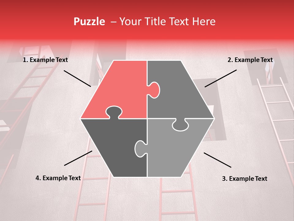 Windows Red Elevation PowerPoint Template