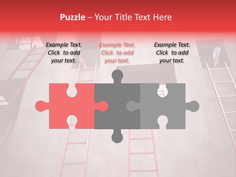 Windows Red Elevation PowerPoint Template