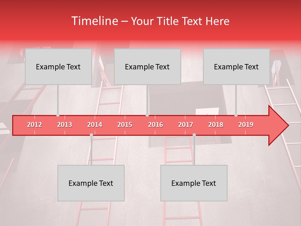 Windows Red Elevation PowerPoint Template