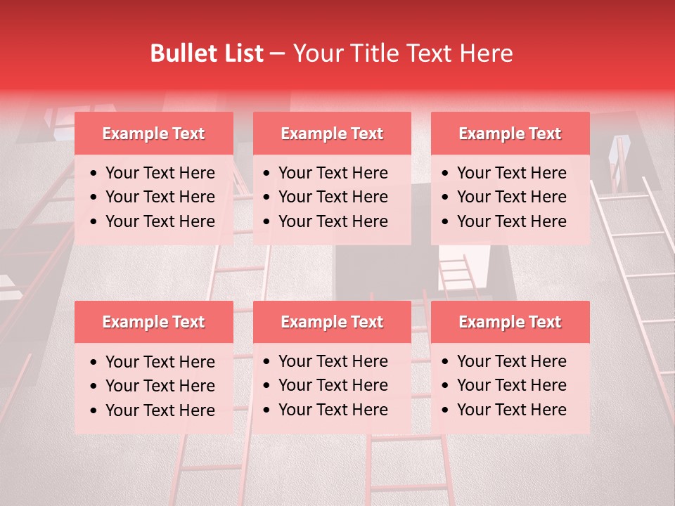 Windows Red Elevation PowerPoint Template
