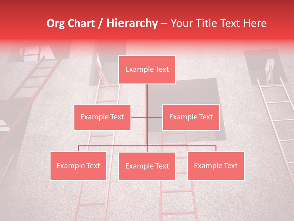 Windows Red Elevation PowerPoint Template