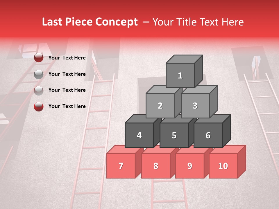Windows Red Elevation PowerPoint Template