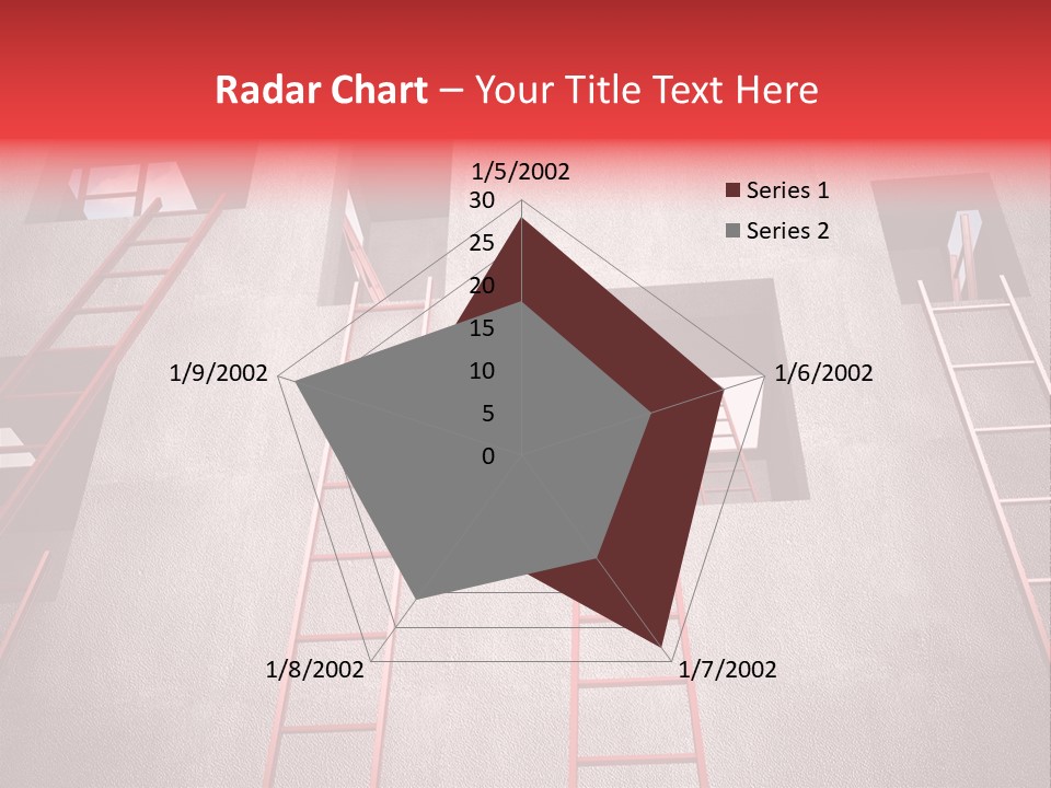 Windows Red Elevation PowerPoint Template