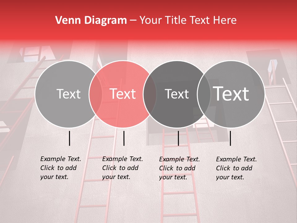 Windows Red Elevation PowerPoint Template