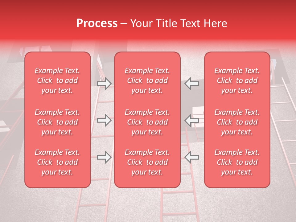 Windows Red Elevation PowerPoint Template