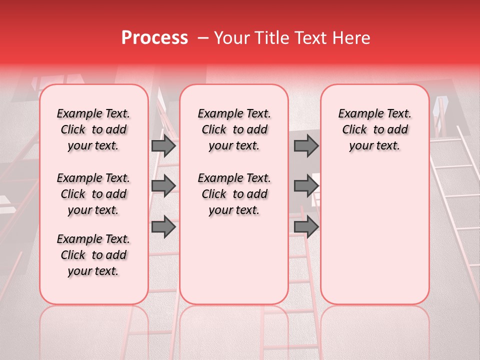 Windows Red Elevation PowerPoint Template