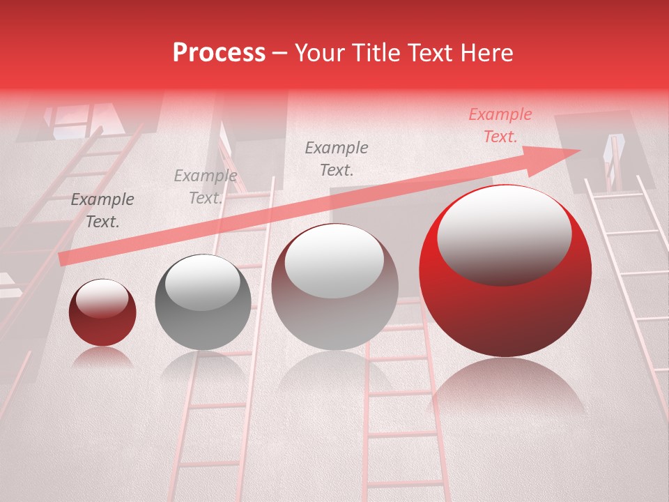 Windows Red Elevation PowerPoint Template