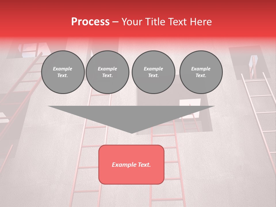 Windows Red Elevation PowerPoint Template