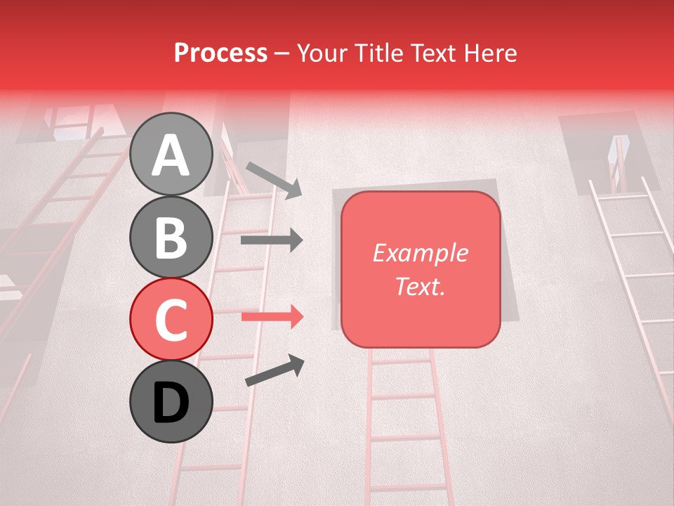 Windows Red Elevation PowerPoint Template