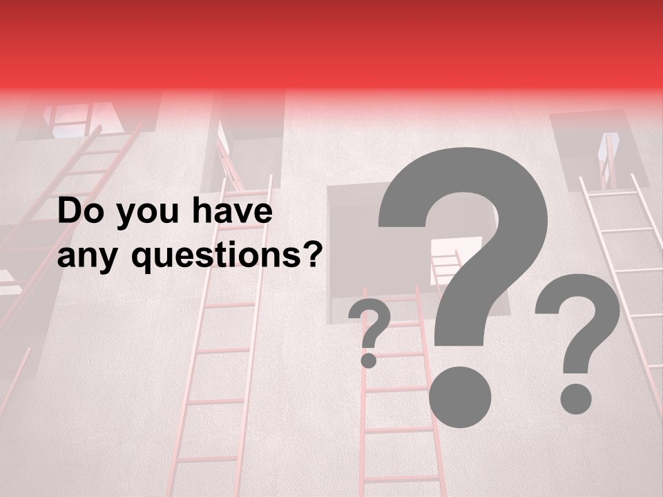 Windows Red Elevation PowerPoint Template