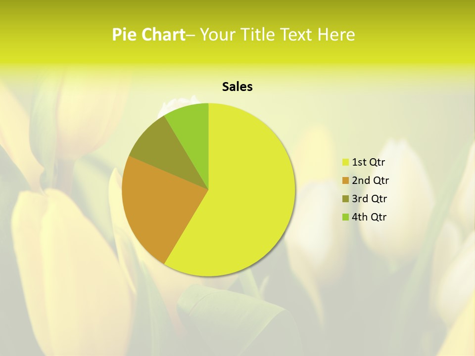 Femine Garden Tulip PowerPoint Template