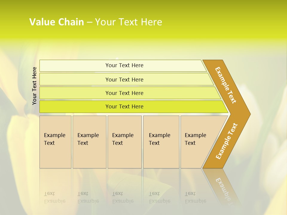 Femine Garden Tulip PowerPoint Template