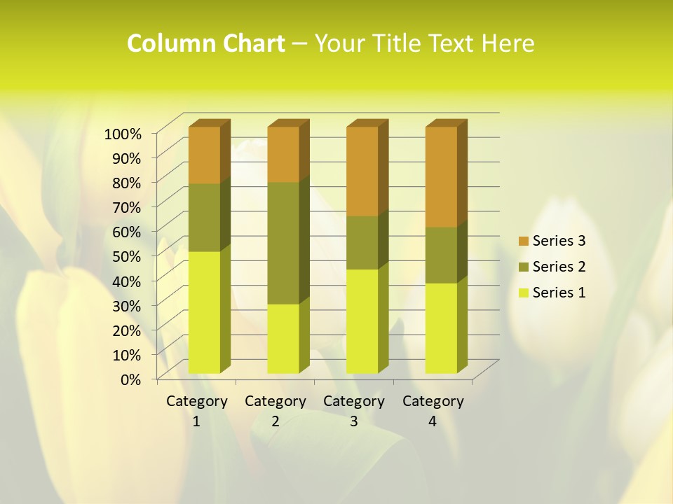 Femine Garden Tulip PowerPoint Template