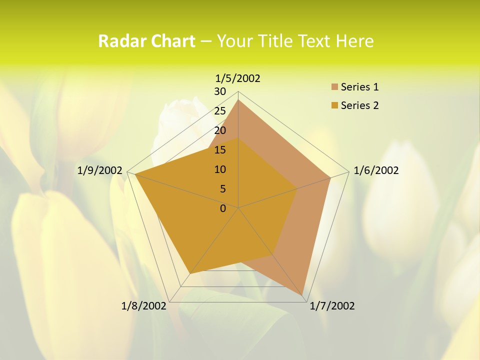 Femine Garden Tulip PowerPoint Template