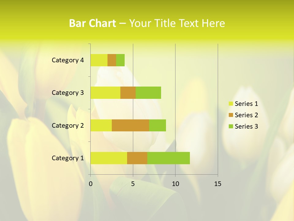 Femine Garden Tulip PowerPoint Template