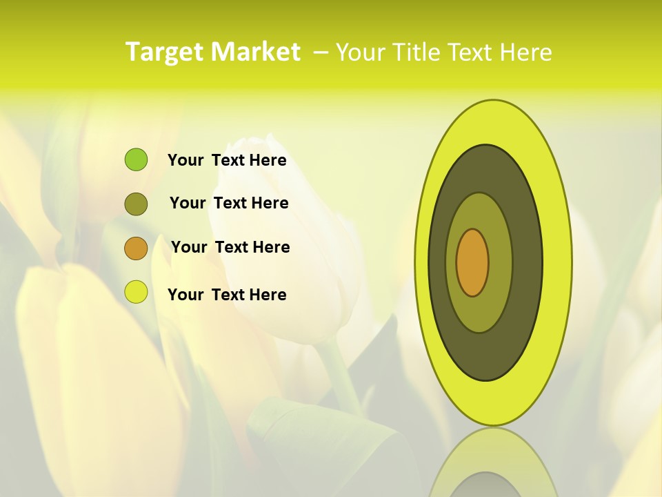 Femine Garden Tulip PowerPoint Template