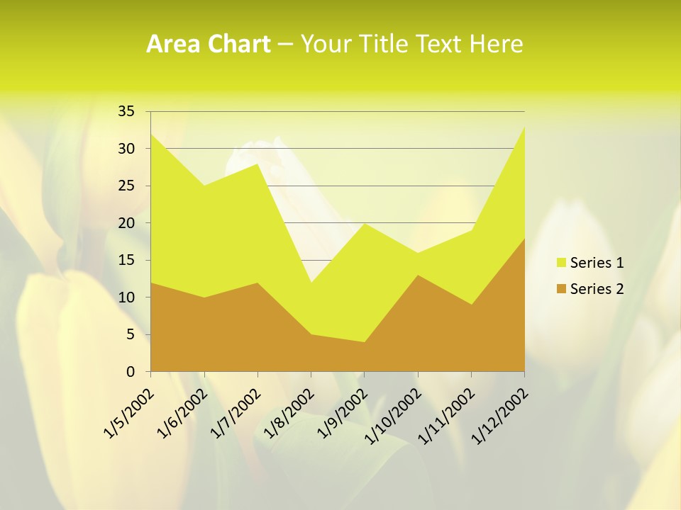 Femine Garden Tulip PowerPoint Template