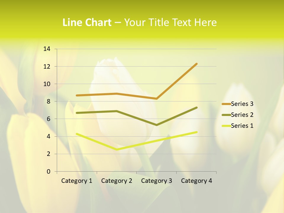 Femine Garden Tulip PowerPoint Template