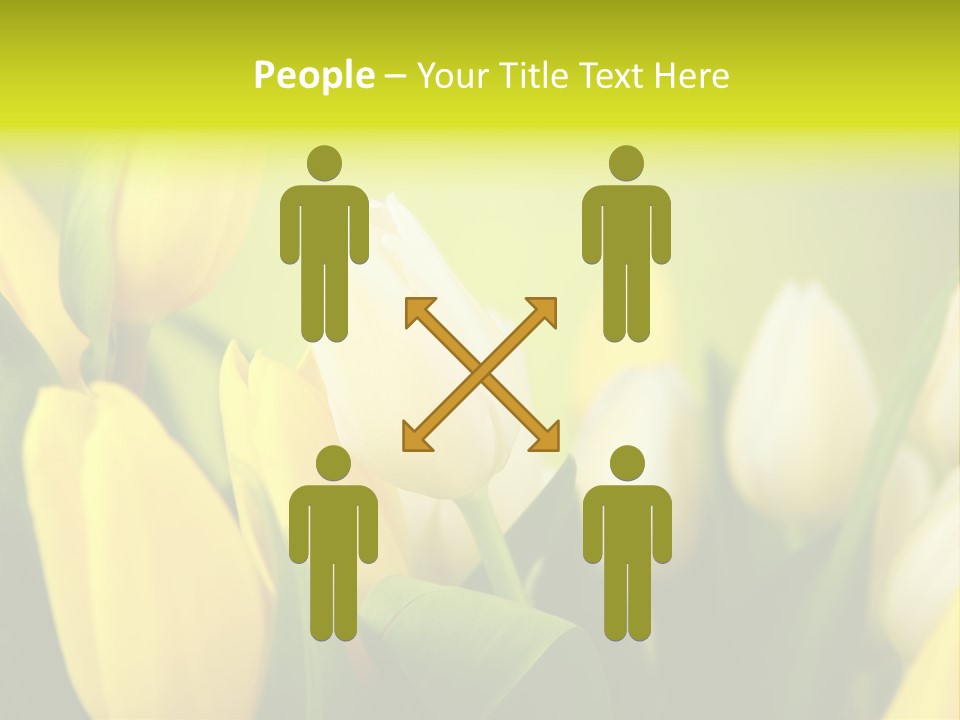 Femine Garden Tulip PowerPoint Template