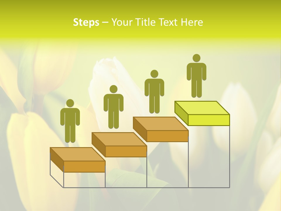 Femine Garden Tulip PowerPoint Template