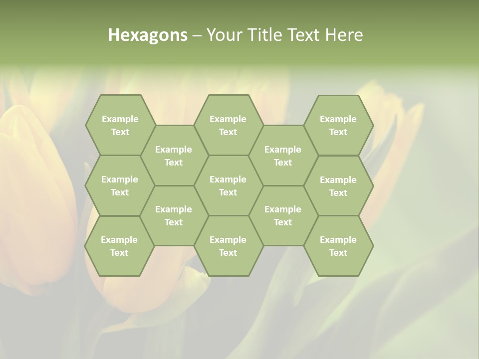 Colourful Bulbs Yellow PowerPoint Template