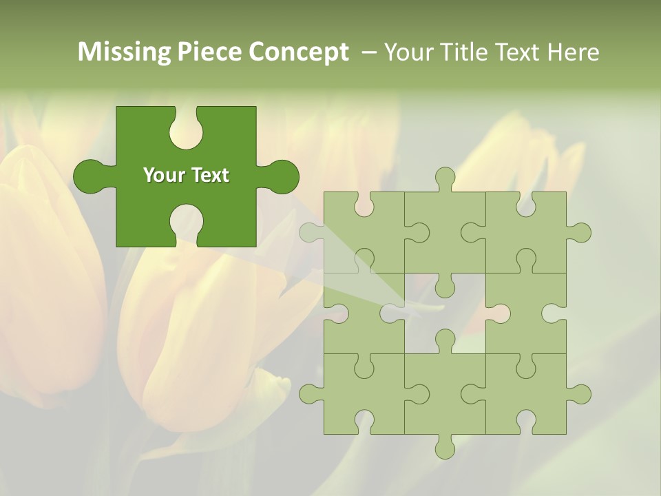 Colourful Bulbs Yellow PowerPoint Template