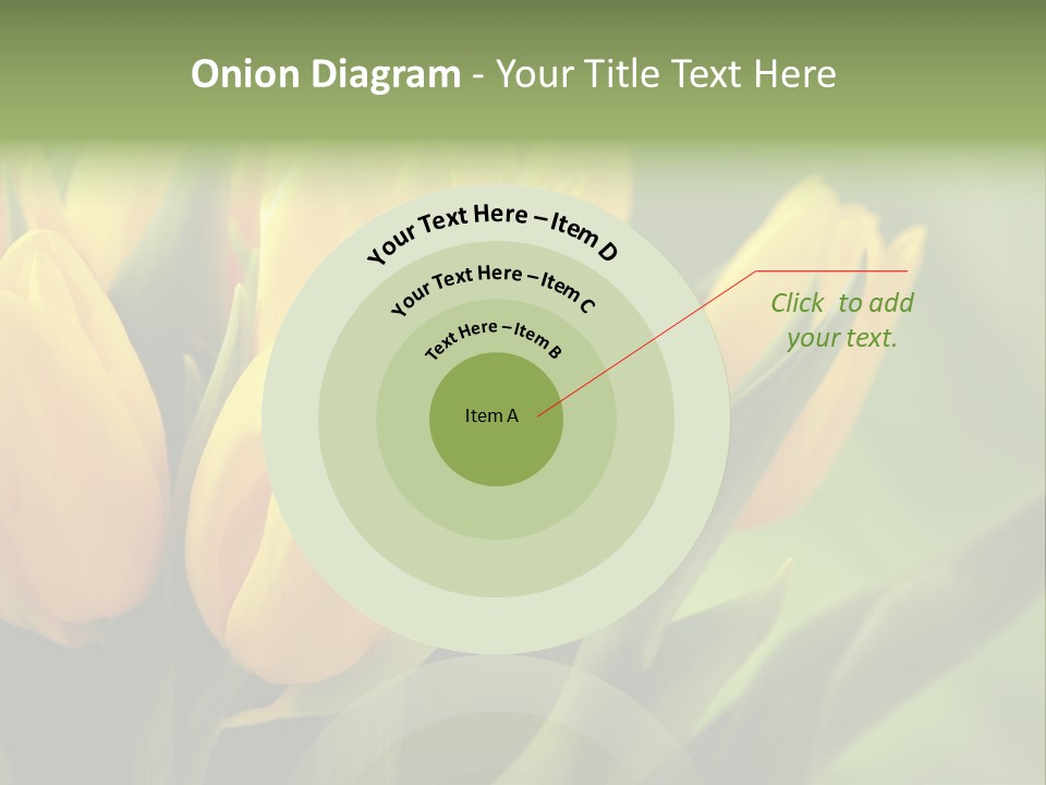 Colourful Bulbs Yellow PowerPoint Template