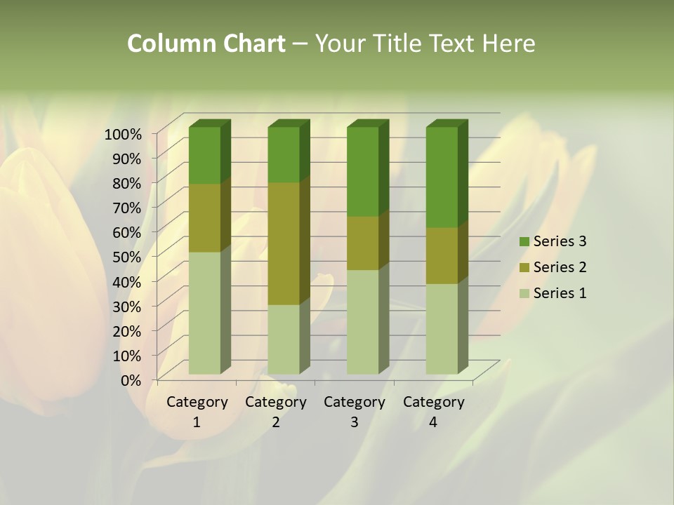Colourful Bulbs Yellow PowerPoint Template