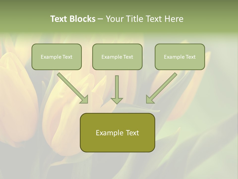 Colourful Bulbs Yellow PowerPoint Template