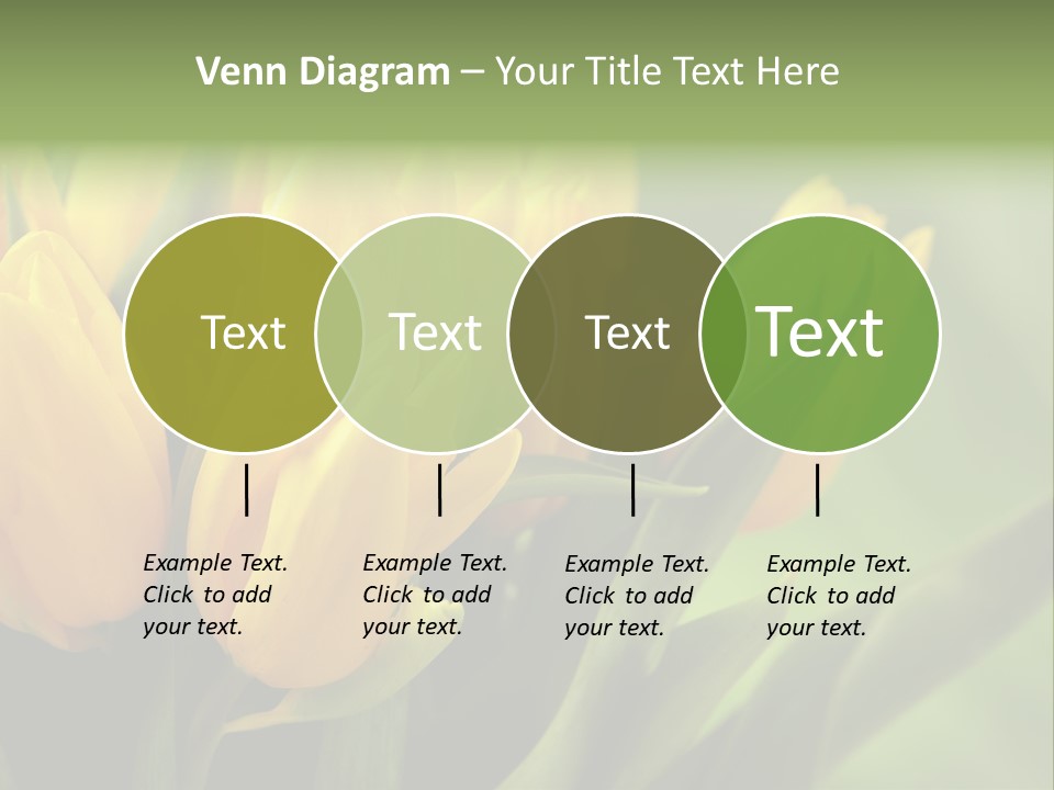 Colourful Bulbs Yellow PowerPoint Template