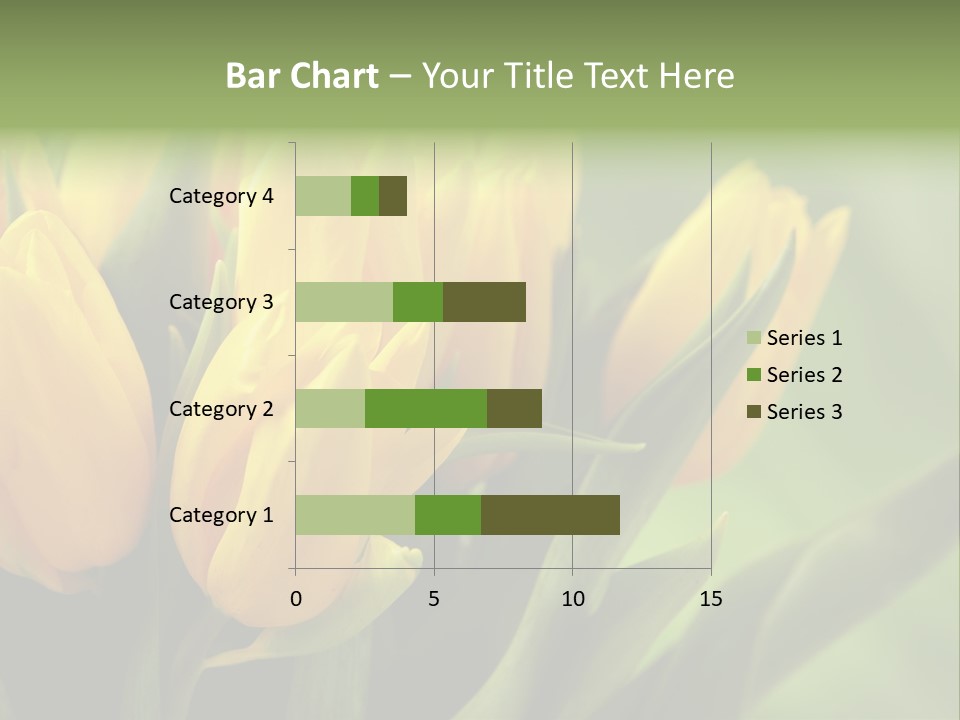 Colourful Bulbs Yellow PowerPoint Template